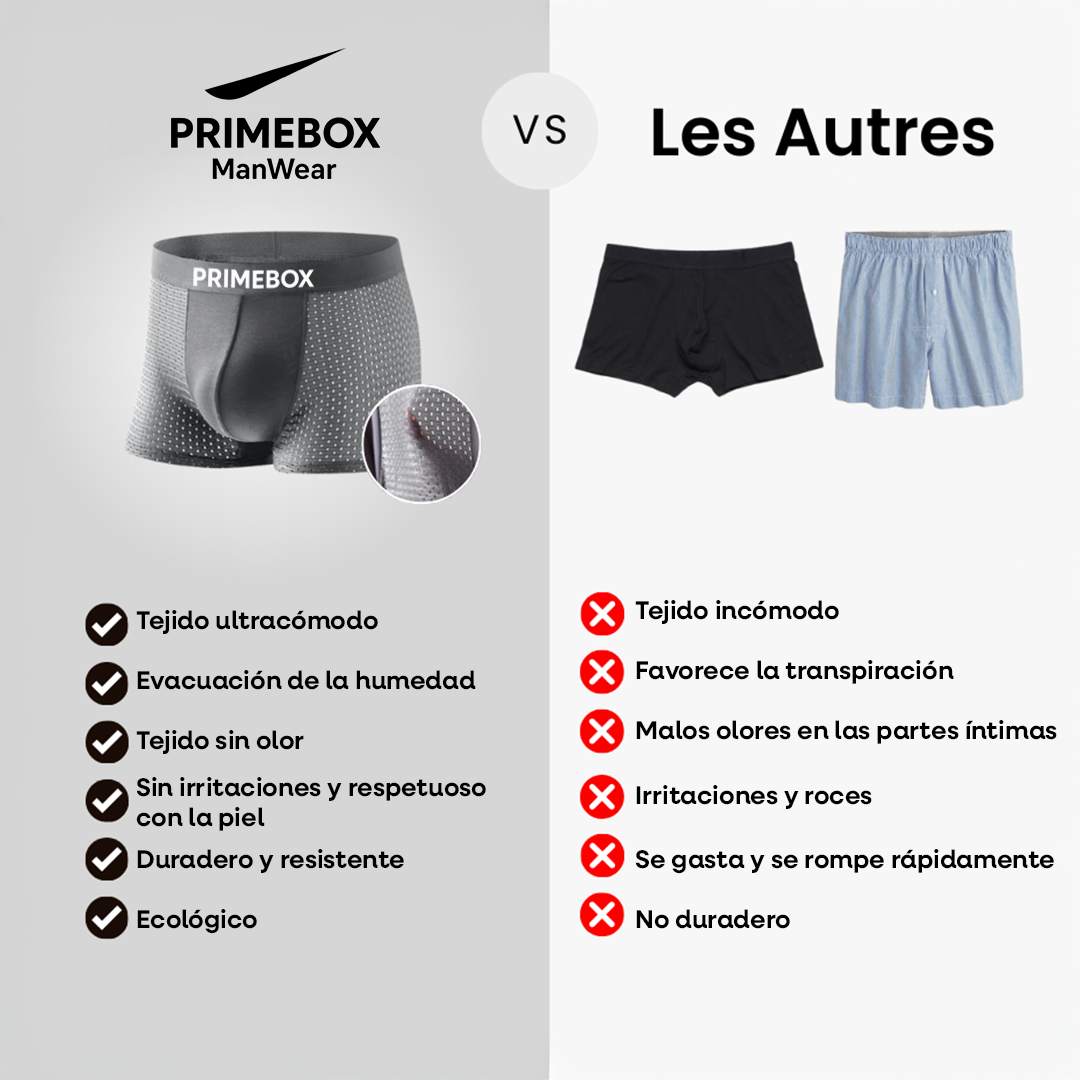 BOXER PRIMEBOX 1.0 EN FIBRA DE BAMBÚ PREME – CONFORT REVOLUCIONARIO DURANTE TODO EL DÍA